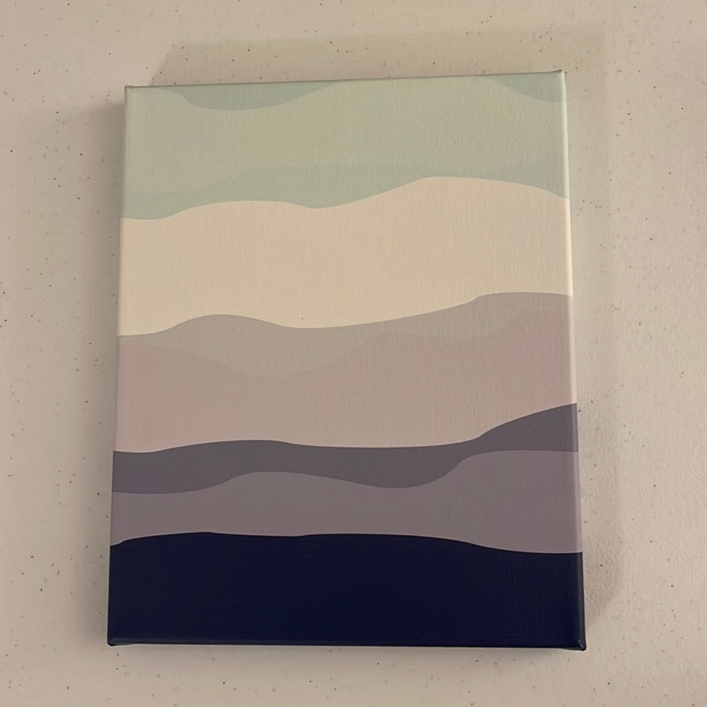 SOLD - Blue Hues Canvas - 8”x10”